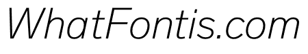 Lab Grotesque Thin Italic