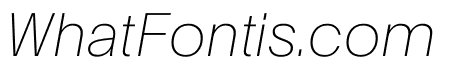 Plain Ultrathin Italic