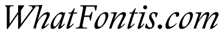 Stanley Regular Italic
