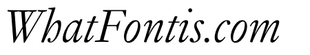 Genath Light Italic
