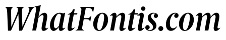 Berlingske Serif Condensed Demi Bold Italic