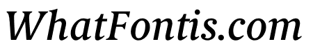 Berlingske Serif Text Medium Italic