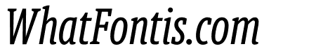 Berlingske Slab Extra condensed Italic