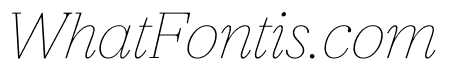 Italian Plate No4 Expanded Ultra Light Italic