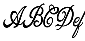 Allicia Personal Use   Cursive