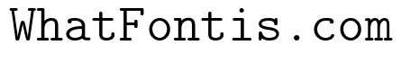 CMU Typewriter Text Light