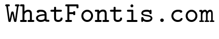 CMU Typewriter Text Regular