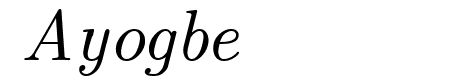 CMU Classical Serif Italic