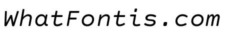 Courier Prime Sans Italic
