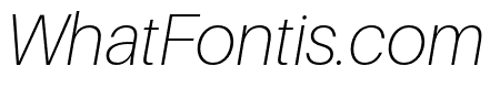 Aileron Thin Italic