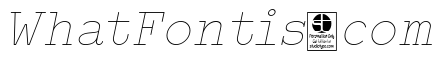 Typo Writer Thin Demo Italic