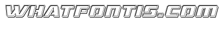 Drone Tracker Engraved Italic