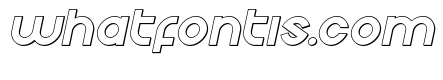 Echo Station Outline Italic