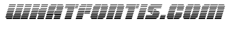 Warp Thruster Gradient Italic