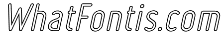 Ruler Outline Italic
