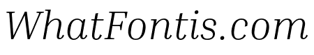 Inria Serif Light Italic