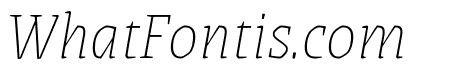 Grenze Thin Italic