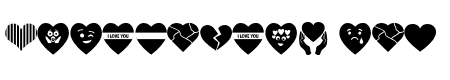 Font I Love You