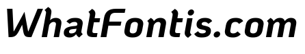 KoHo Bold Italic