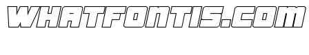 Samurai Terrapin Outline Italic