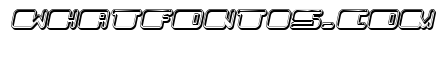 Patriotic Hollow Italic