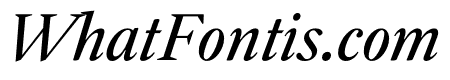 English 1766 Italic