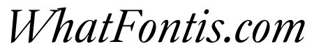 English 1766 Light Italic