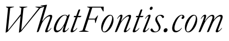 English 1766 Thin Italic