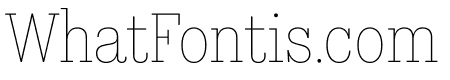 Foundation Serif Didot Thin