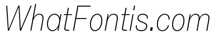 Grot12 Normal Thin Italic