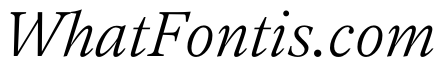 Independent Text Light Italic