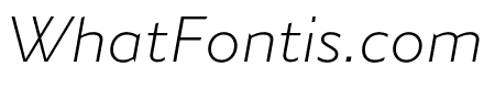 London Thin Italic