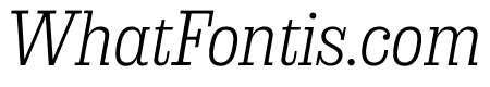Sunday Clarendon Italic