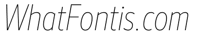 AZO SANS 2 COND THIN ITALIC