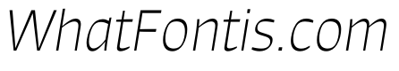 SIGNO THIN ITALIC