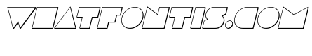 Disco Deck Outline Italic