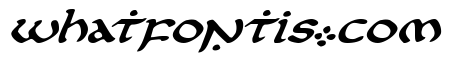 First Order Expanded Italic
