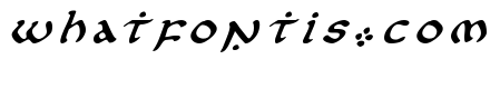 First Order Title Italic