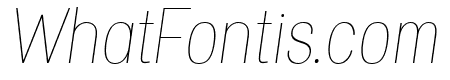 Specify PERSONAL Condensed Thin Italic