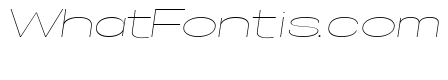Specify PERSONAL Extraexpanded Thin Italic