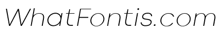 Codec Cold ExtraLight Italic