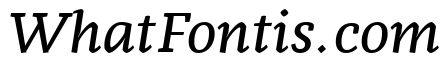 Radcliffe Text Medium Italic