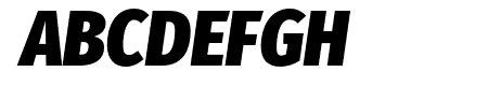 Fira Sans Condensed Heavy Italic