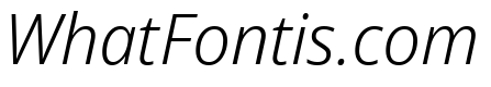 Avrile Sans Light Italic