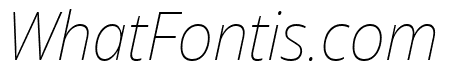 Avrile Sans Thin Italic