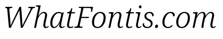 Avrile Serif Light Italic