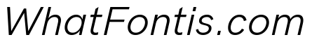 HK Grotesk Italic