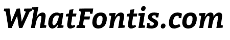 Bitter Bold Italic