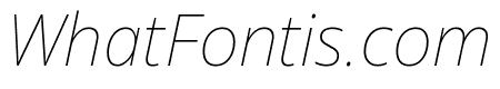 Noto Sans Thin Italic