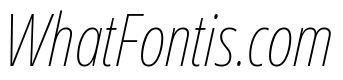 Noto Sans ExtraCondensed Thin Italic
